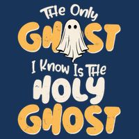 The Only Ghost I Know Is The Hold Ghost Christian Halloween Kids T-Shirt