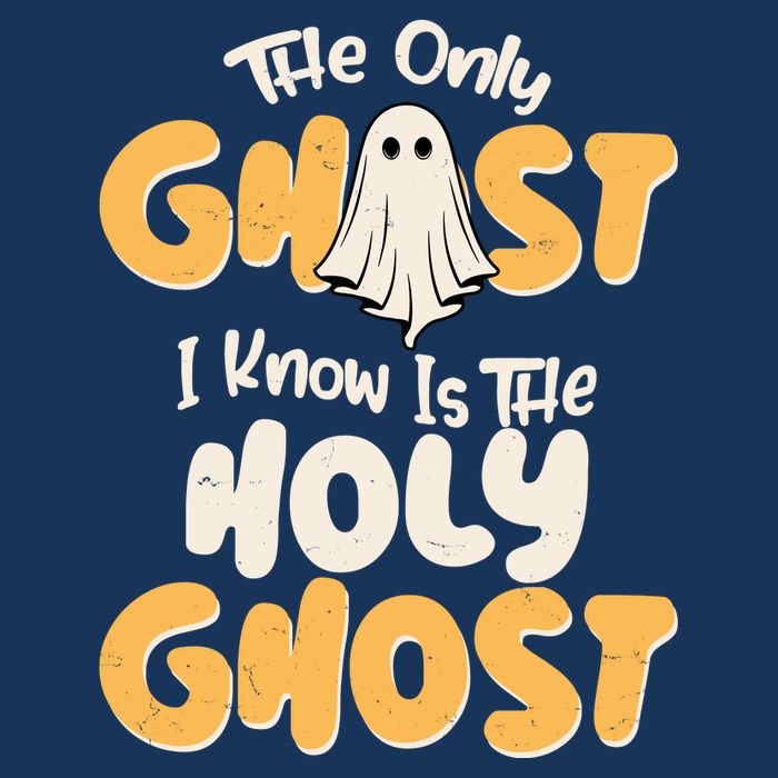 The Only Ghost I Know Is The Hold Ghost Christian Halloween Kids T-Shirt