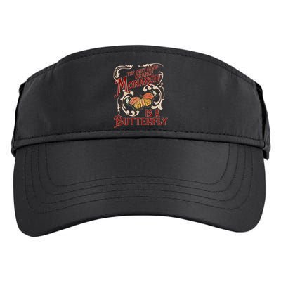 The Only Good Orange Monarch Is A Butterfly Insect Flowers Adult Drive Performance Visor