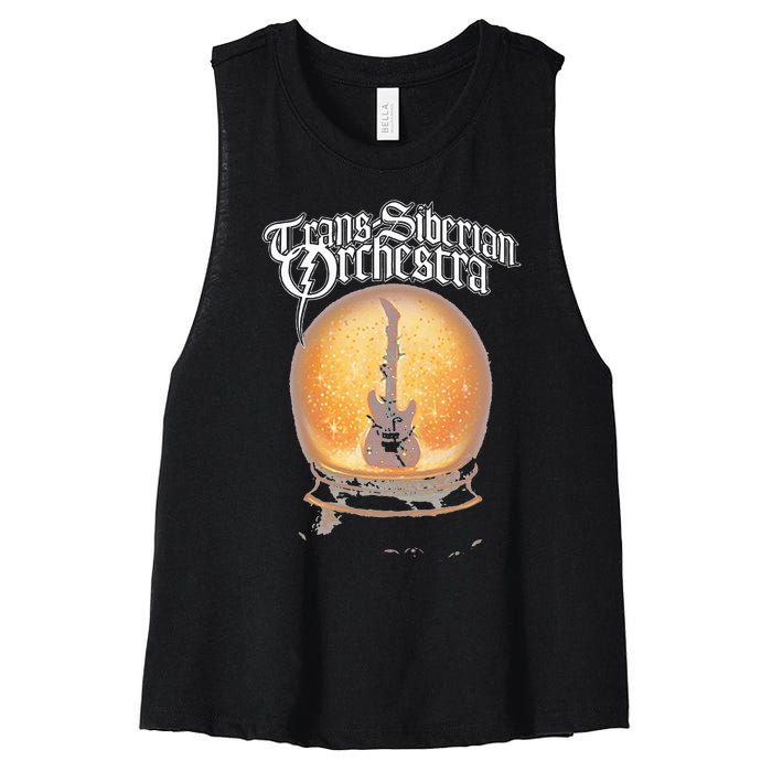 Transsiberian Orchestra – Guitar Globe Women's Racerback Cropped Tank