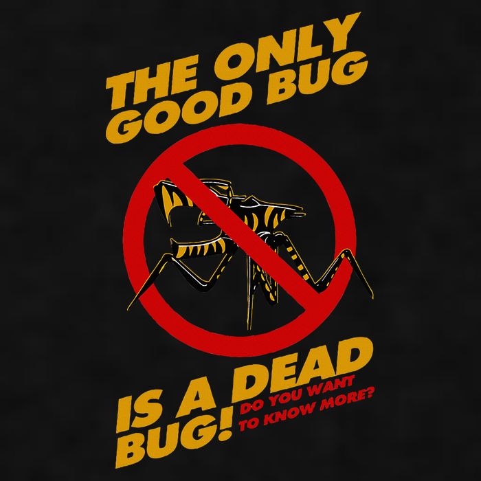 The Only Good Bug Is A Dead Bug Ladies PosiCharge Tri-Blend Wicking Tank