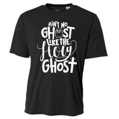 The Only Ghost I Know Is The Holy Ghost Halloween Christian Cooling Performance Crew T-Shirt