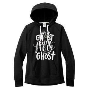 The Only Ghost I Know Is The Holy Ghost Halloween Christian Women's Fleece Hoodie