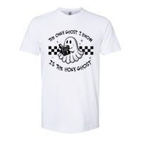 The Only Ghost I Know Is The Holy Ghost Halloween Softstyle CVC T-Shirt