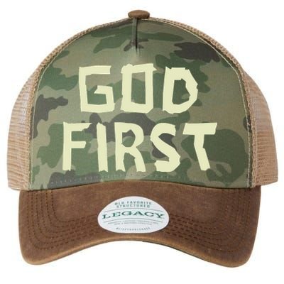 Taped Off God First Legacy Tie Dye Trucker Hat