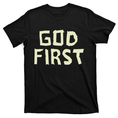 Taped Off God First T-Shirt