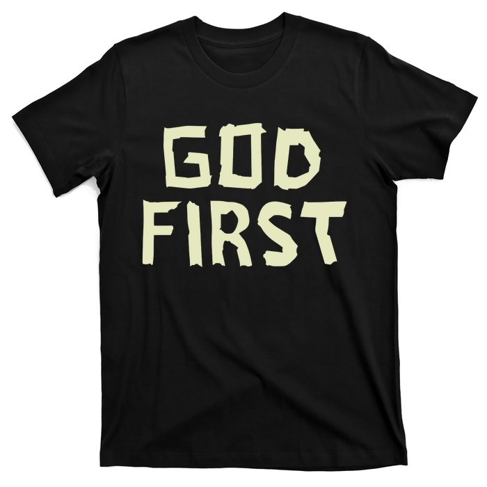 Taped Off God First T-Shirt