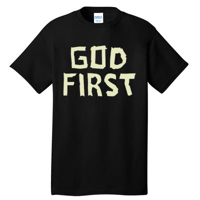 Taped Off God First Tall T-Shirt