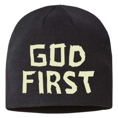 Taped Off God First Sustainable Beanie