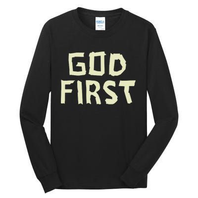 Taped Off God First Tall Long Sleeve T-Shirt