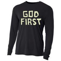 Taped Off God First Cooling Performance Long Sleeve Crew