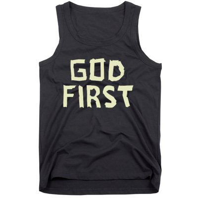 Taped Off God First Tank Top