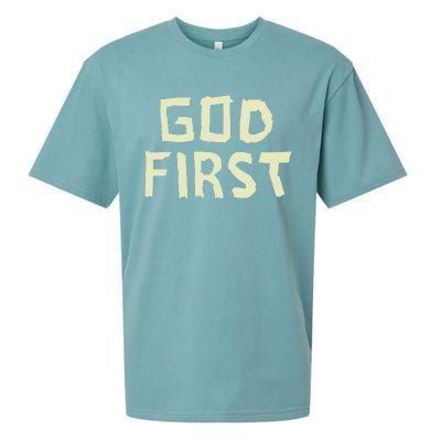 Taped Off God First Sueded Cloud Jersey T-Shirt