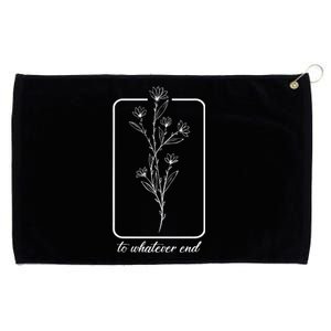 Throne Of Glass Flower Grommeted Golf Towel