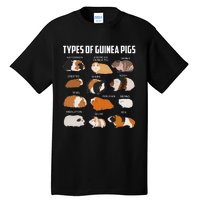 Types Of Guinea Pigs Owner Cool Animal Xmas Gift Tall T-Shirt