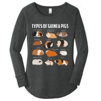 Types Of Guinea Pigs Owner Cool Animal Xmas Gift Women's Perfect Tri Tunic Long Sleeve Shirt