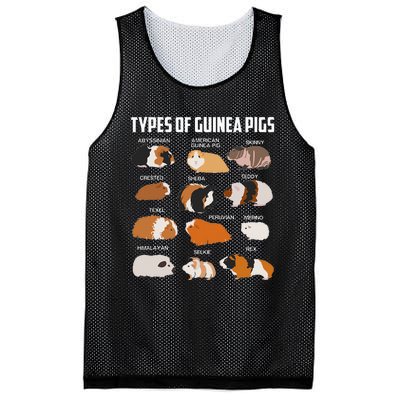 Types Of Guinea Pigs Owner Cool Animal Xmas Gift Mesh Reversible Basketball Jersey Tank