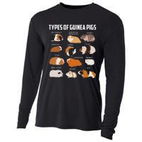 Types Of Guinea Pigs Owner Cool Animal Xmas Gift Cooling Performance Long Sleeve Crew