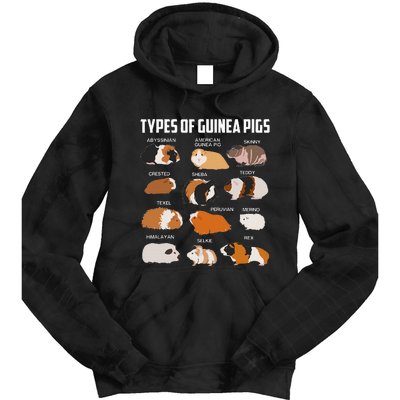 Types Of Guinea Pigs Owner Cool Animal Xmas Gift Tie Dye Hoodie