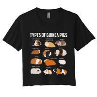 Types Of Guinea Pigs Owner Cool Animal Xmas Gift Women's Crop Top Tee