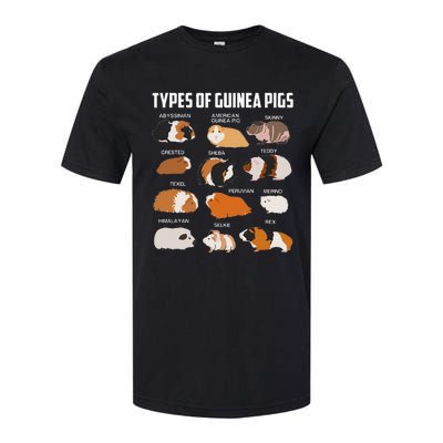 Types Of Guinea Pigs Owner Cool Animal Xmas Gift Softstyle CVC T-Shirt