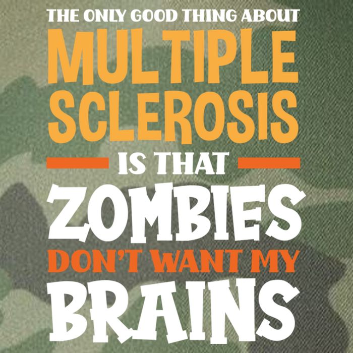 The Only Good Thing About Multiple Sclerosis Funny Ms Gift Legacy Tie Dye Trucker Hat