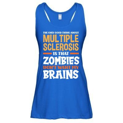 The Only Good Thing About Multiple Sclerosis Funny Ms Gift Ladies Essential Flowy Tank