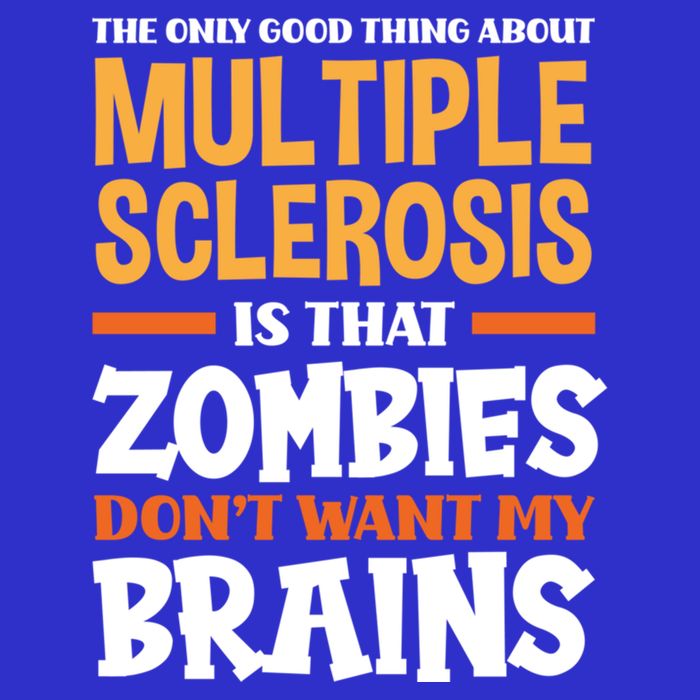 The Only Good Thing About Multiple Sclerosis Funny Ms Gift 16 in Basic Backpack