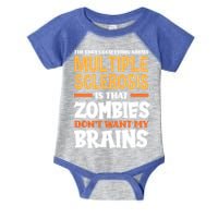 The Only Good Thing About Multiple Sclerosis Funny Ms Gift Infant Baby Jersey Bodysuit