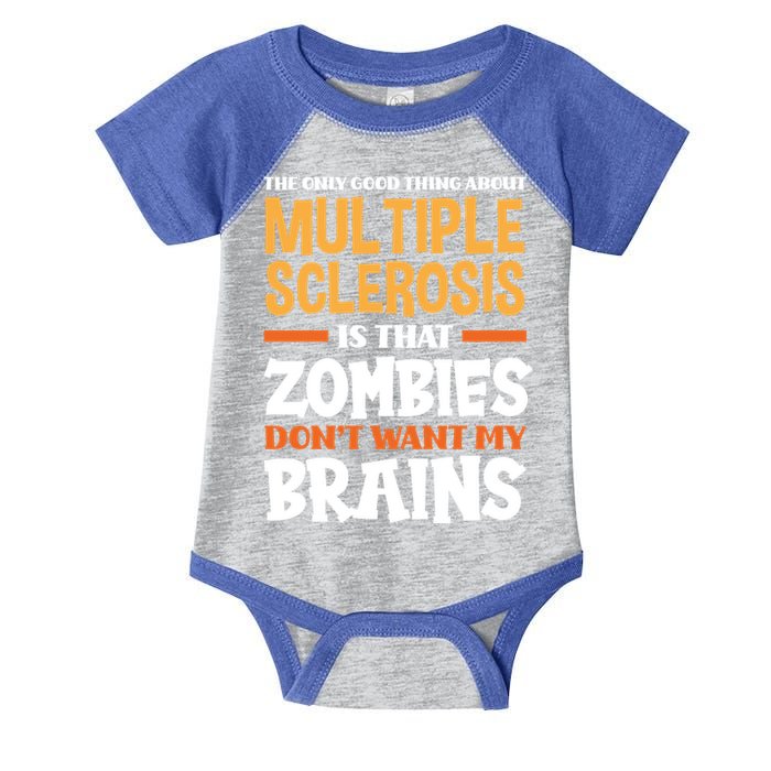 The Only Good Thing About Multiple Sclerosis Funny Ms Gift Infant Baby Jersey Bodysuit