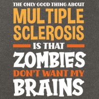 The Only Good Thing About Multiple Sclerosis Funny Ms Gift Cotton Canvas Backpack