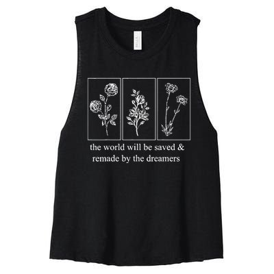 Throne Of Glass Flower Aelin Women's Racerback Cropped Tank