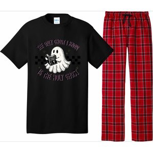 The Only Ghost I Know Is The Holy Ghost Funny Boo Bible Pajama Set