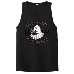 The Only Ghost I Know Is The Holy Ghost Funny Boo Bible PosiCharge Competitor Tank