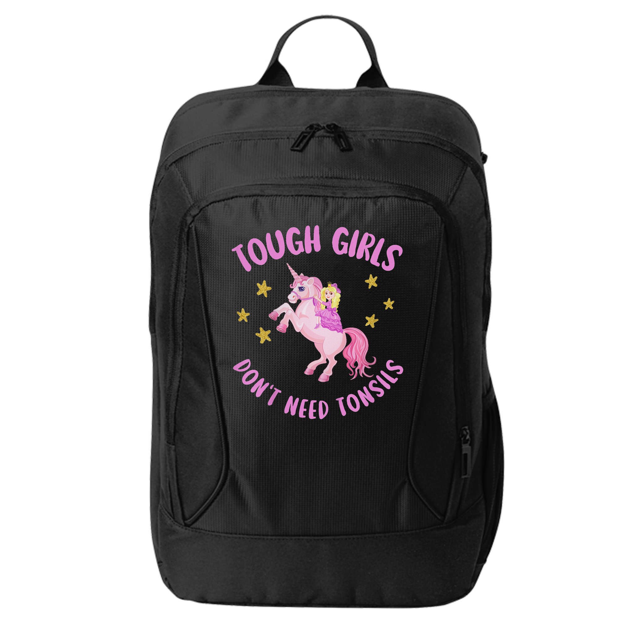 Tonsils Out Gift For Children Tonsillectomy Recovery City Backpack