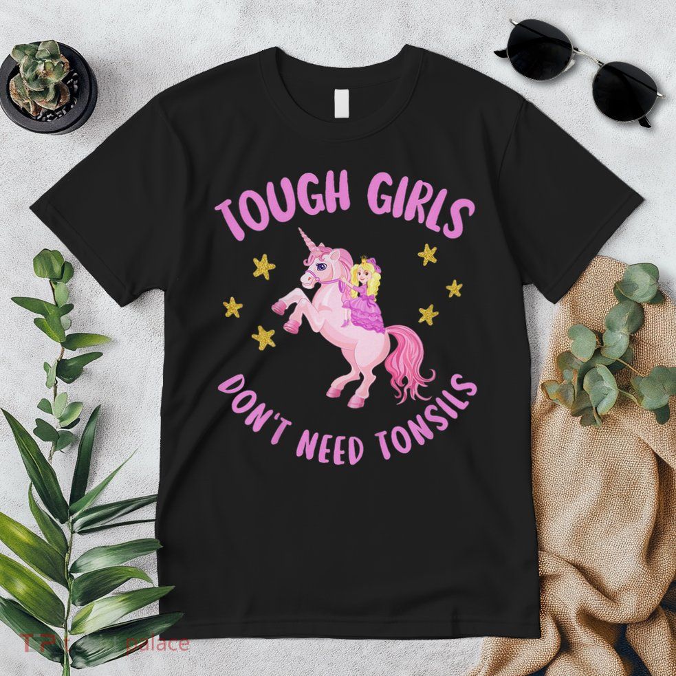 Tonsils Out Gift For Children Tonsillectomy Recovery Premium T-Shirt