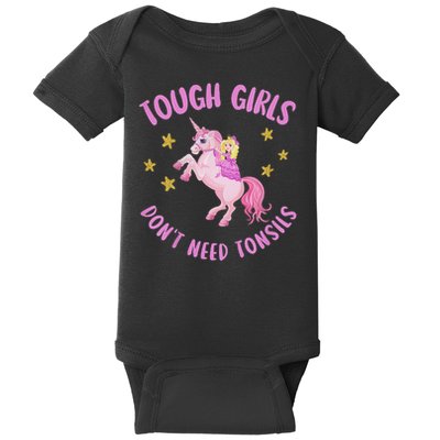 Tonsils Out Gift For Children Tonsillectomy Recovery Baby Bodysuit