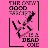 The Only Good Fascist Is A Dead One Stripe Pom Pom Beanie