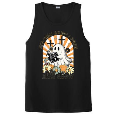 The Only Ghost I Know Is The Holy Ghost Funny Boo Bible PosiCharge Competitor Tank