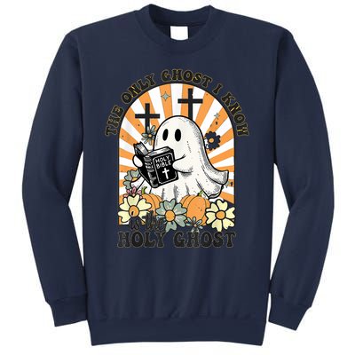 The Only Ghost I Know Is The Holy Ghost Funny Boo Bible Sweatshirt