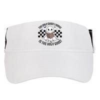 The Only Ghost I Know Is The Holy Ghost Funny Halloween Adult Drive Performance Visor