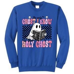 The Only Ghost I Know Is The Holy Ghost Funny Halloween Funny Gift Sweatshirt