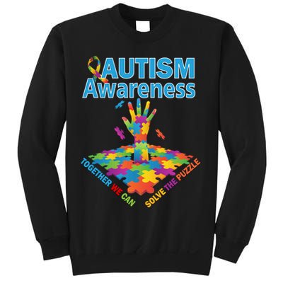 Together We Can Solve The Puzzle Autism Awareness Sweatshirt