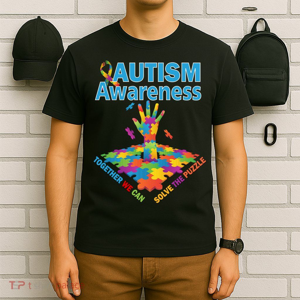 Together We Can Solve The Puzzle Autism Awareness T-Shirt