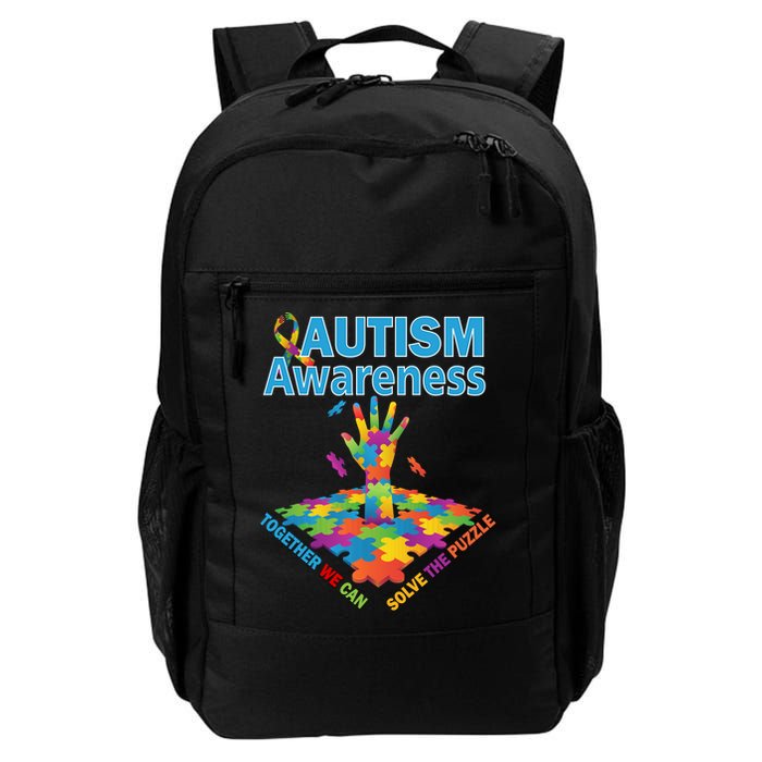 Together We Can Solve The Puzzle Autism Awareness Backpack