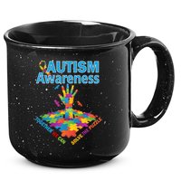 Together We Can Solve The Puzzle Autism Awareness 15oz Campfire Ceramic Mug