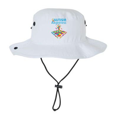 Together We Can Solve The Puzzle Autism Awareness Legacy Cool Fit Booney Bucket Hat