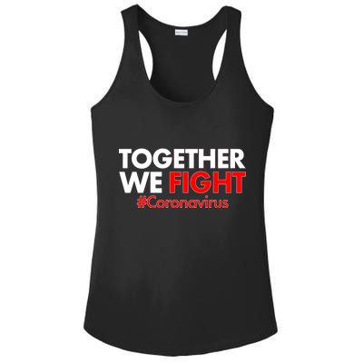 Together We Fight #Coronavirus Support Ladies PosiCharge Competitor Racerback Tank