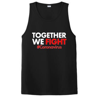 Together We Fight #Coronavirus Support PosiCharge Competitor Tank