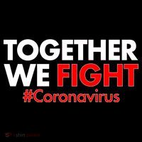 Together We Fight #Coronavirus Support Kids T-Shirt